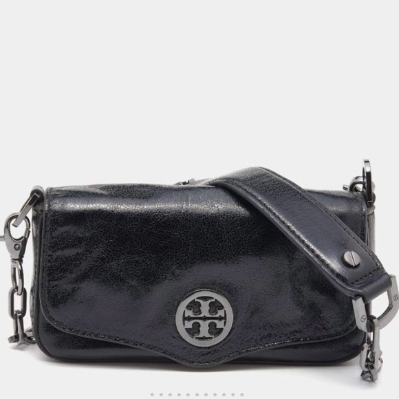 Tory Burch Black Crossbody with Logo Medallion - Picture 2 of 10